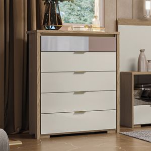 Cômoda com 5 Gavetas Regência Móveis Rimo
