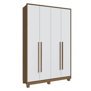 Guarda Roupa Solteiro 4 Portas New Paranoá - Móveis Rimo