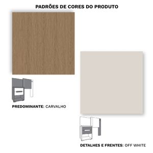 Cabeceira Solteiro com Mesa de Cabeceira 2 Gavetas Angra - Móveis Rimo