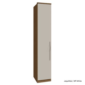 Guarda Roupa Modulado 01 Porta com Prateleiras 245cm Altura Setiba