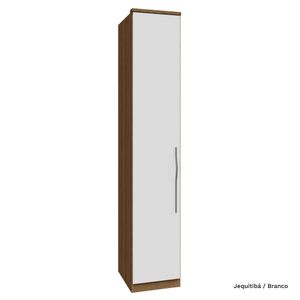 Guarda Roupa Modulado 01 Porta com Prateleiras 245cm Altura Setiba