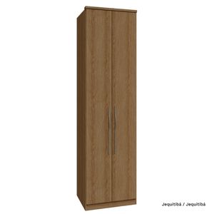 Guarda Roupa Modulado 02 Portas com Prateleiras 245cm Altura Setiba - Móveis Rimo