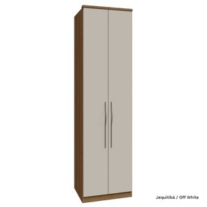 Guarda Roupa Modulado 02 Portas com Prateleiras 245cm Altura Setiba - Móveis Rimo