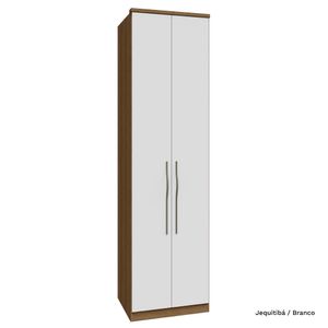 Guarda Roupa Modulado 02 Portas com Prateleiras 245cm Altura Setiba - Móveis Rimo