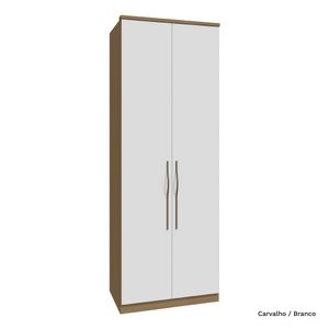 Guarda Roupa Modulado 02 Portas com Colmeia 245cm Altura Setiba