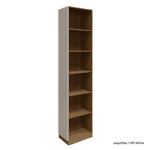 Guarda Roupa Modulado Cantoneira Lateral Ripado 234cm Altura Rimo Setiba
