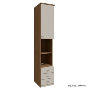 Guarda Roupa Modulado Lateral 01 Porta 03 Gaveta Setiba Plus