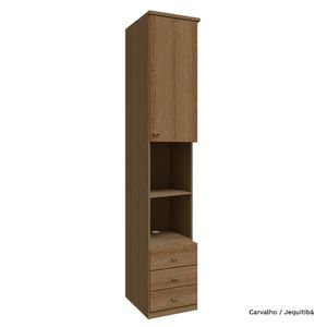 Guarda Roupa Modulado Lateral 01 Porta com 245cm de Altura 03 Gaveta Setiba