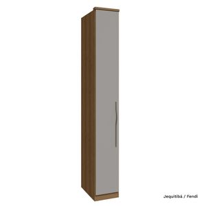 Guarda Roupa Modulado 01 Porta com Prateleira Setiba Móveis Rimo