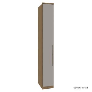 Guarda Roupa Modulado 01 Porta com Prateleira Setiba Móveis Rimo